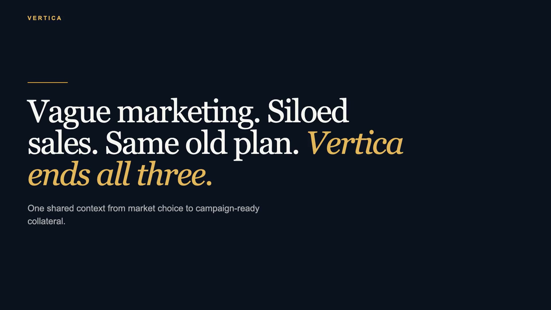 Preview of the Vertica 30-second product overview